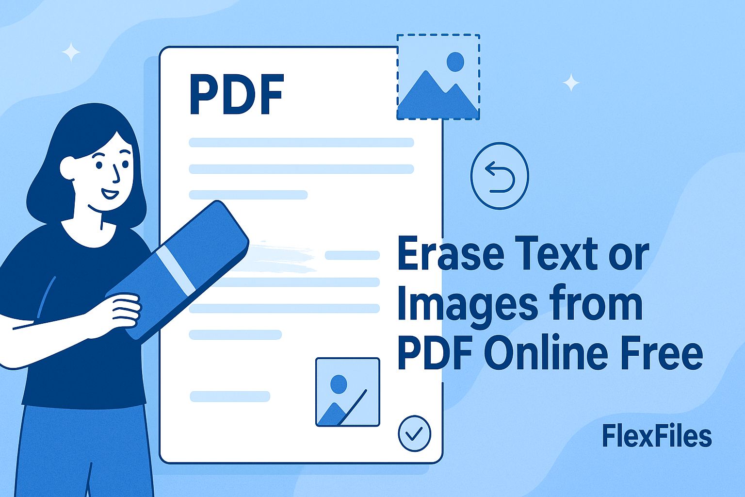 Erase PDF Text